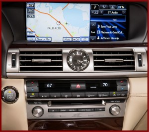 Lexus LS 460 Interior Center Stack - 2013 U.S. Model - Click to enlarge AutoInformed.com