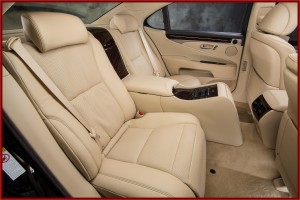Lexus LS 460 Interior Rear Seats - 2013 U.S. Model - Click to Enlarge AutoInformed.com