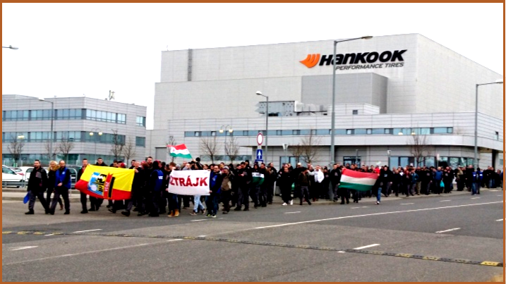 AutoInformed,com on Strike at Hankook’s Dunaújváros plant in central Hungary
